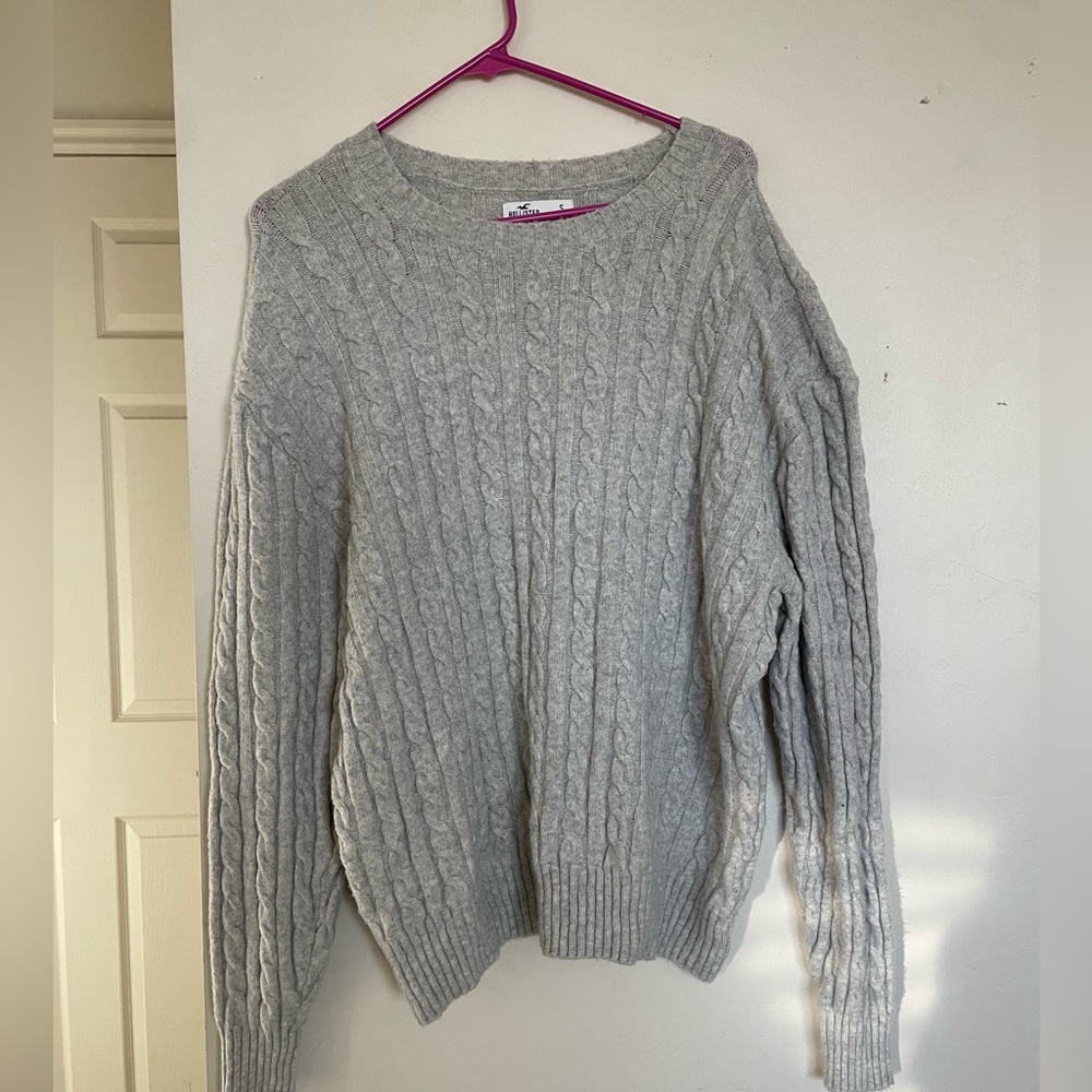 grey oversized sweater nwt
